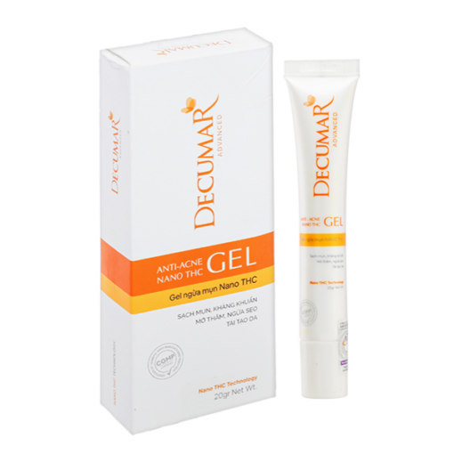 Gel mờ thâm mụn Decumar Anti-Acne Nano THC Gel 20g